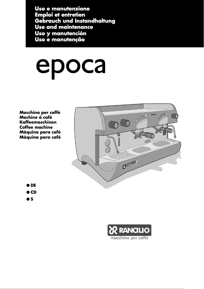 Image de la première page du manuel de l'appareil Epoca