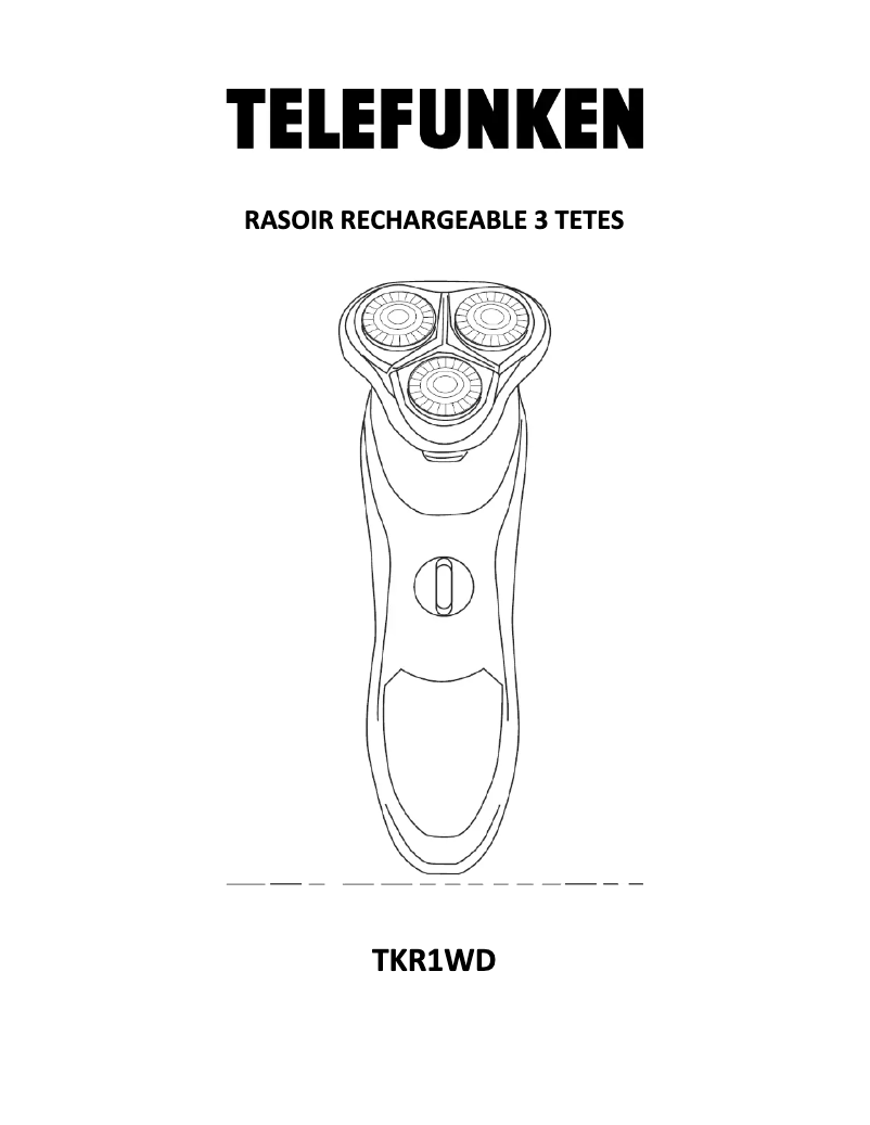 Page n°1 - Manuel utilisateur Telefunken TKR1WD