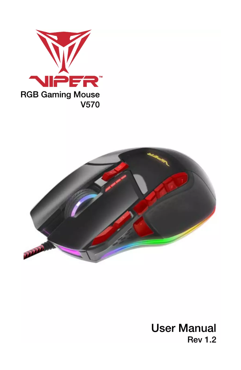 Image de la première page du manuel de l'appareil Viper V570 RGB