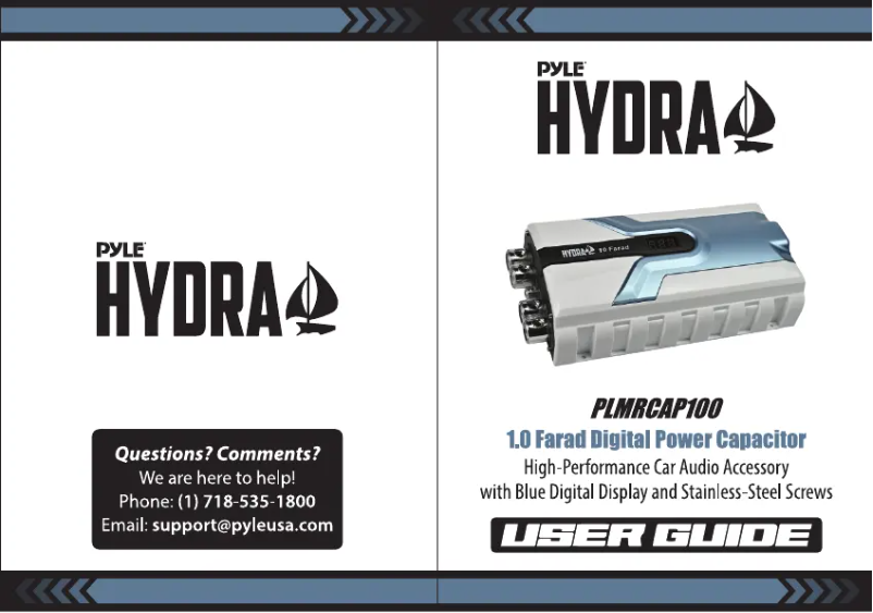 Image de la première page du manuel de l'appareil PLMRCAP100