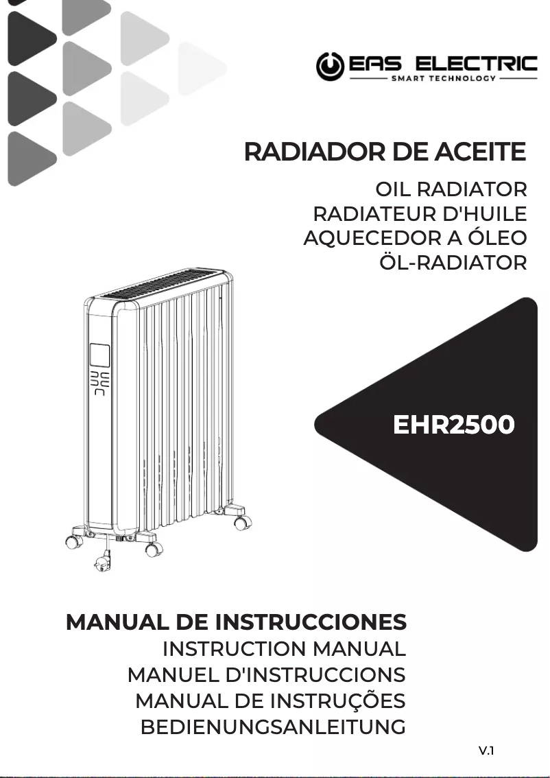 Image de la première page du manuel de l'appareil EHR2500