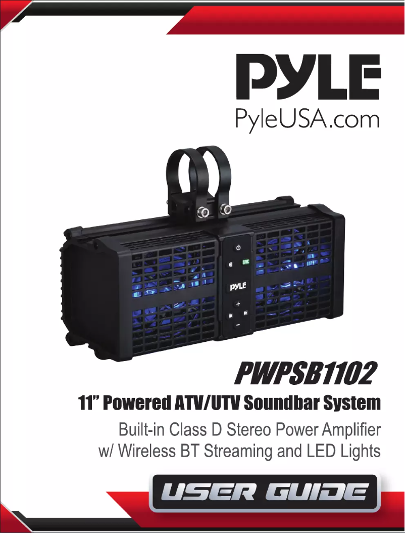 Image de la première page du manuel de l'appareil PWPSB1102