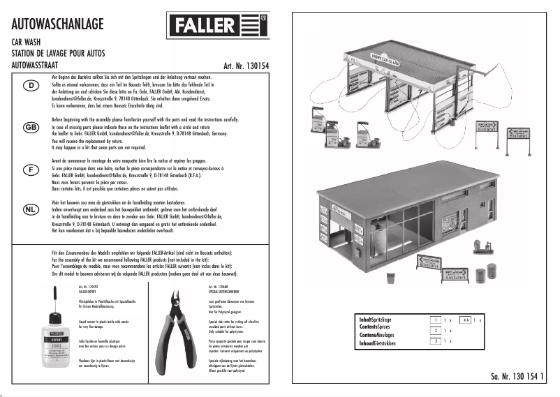 Image de la première page du manuel de l'appareil 130154