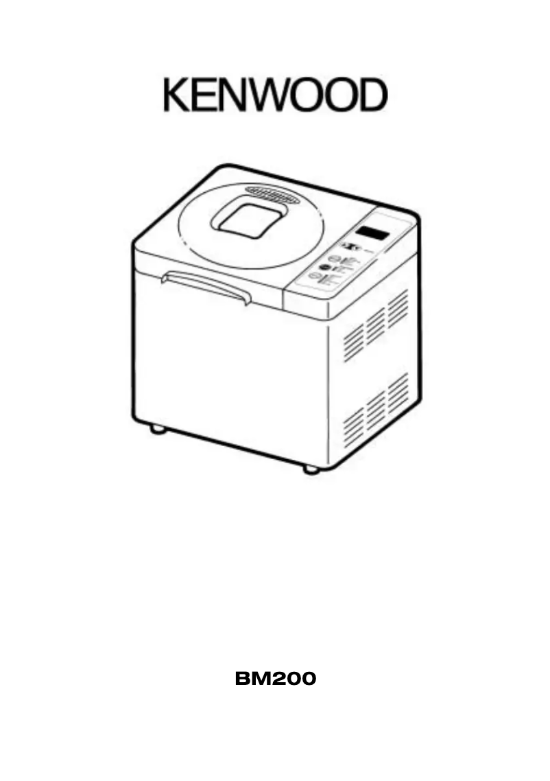 Image de la première page du manuel de l'appareil BM200