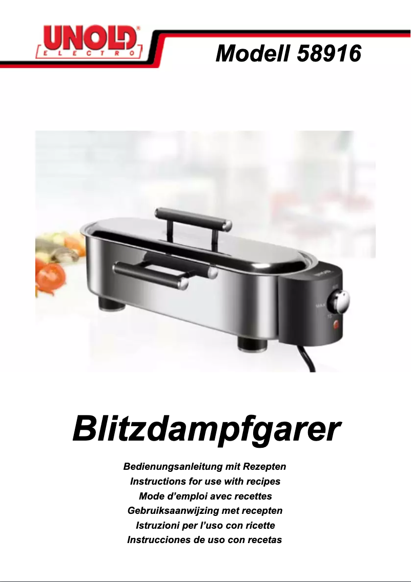 Image de la première page du manuel de l'appareil 58916