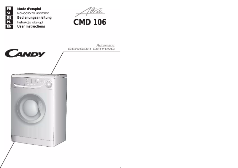 Image de la première page du manuel de l'appareil CMD 106