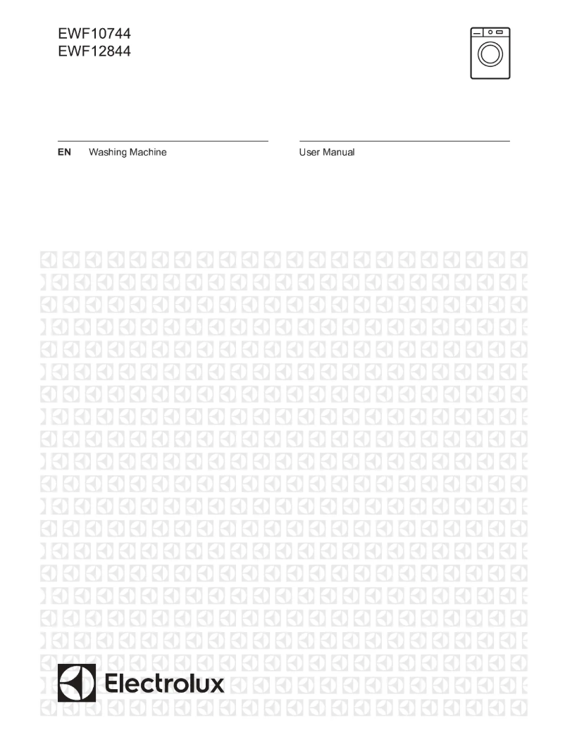Page n°1 - Manuel utilisateur Electrolux EWF10744