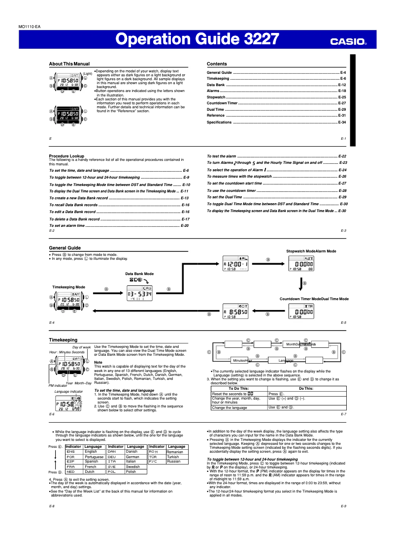 Image de la première page du manuel de l'appareil 3227