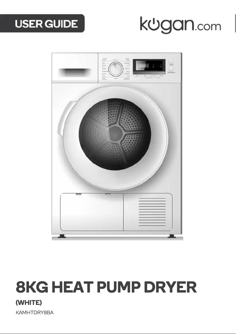 Page 1 de la notice Manuel utilisateur Kogan KAMHTDRY8BA