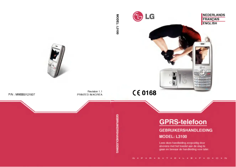 Page 1 of the manual User Manual LG L3100