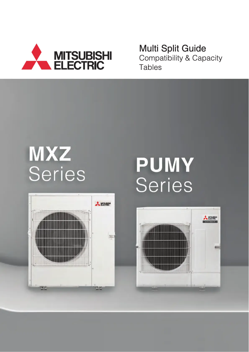 Page 1 de la notice Manuel utilisateur Mitsubishi MXZ-4F80VGD
