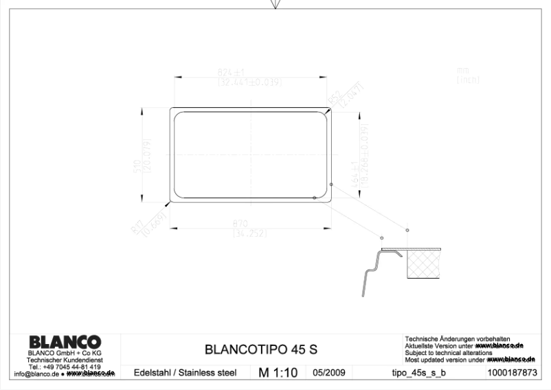 Image de la première page du manuel de l'appareil TIPO 45 S