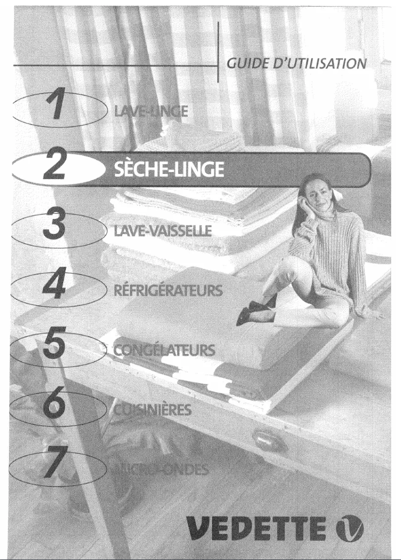 Page 1 de la notice Manuel utilisateur Vedette EG33