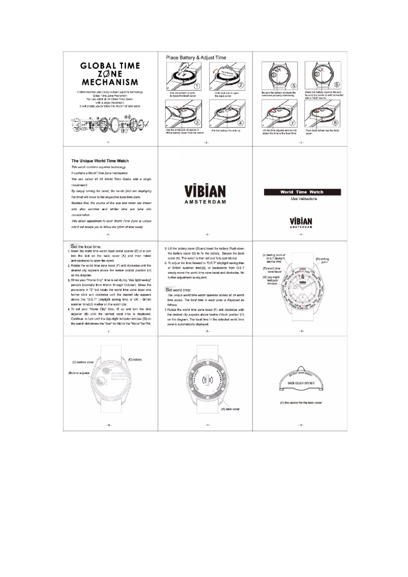 Image de la première page du manuel de l'appareil Vivar-08