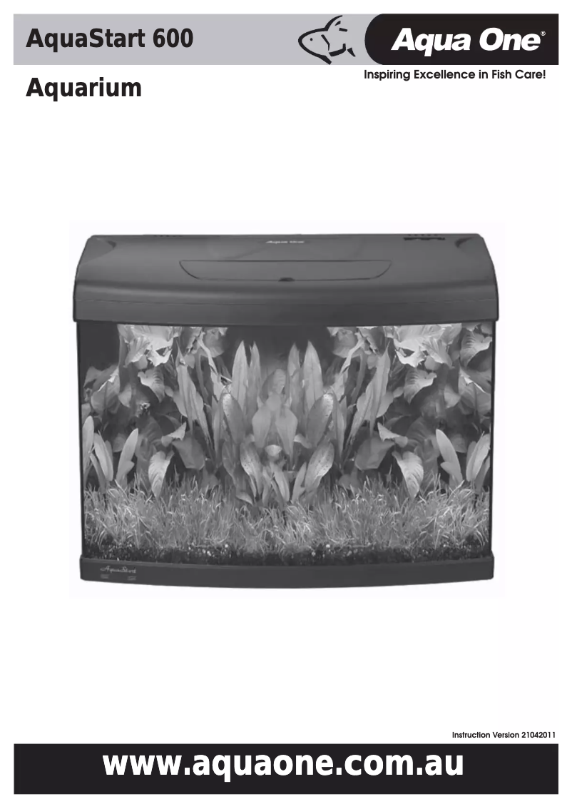 Page n°1 - Manuel utilisateur Aqua One AquaStart 600