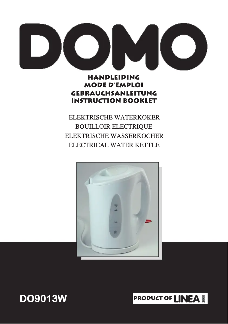 Page n°1 - Manuel utilisateur Domo DO9013W