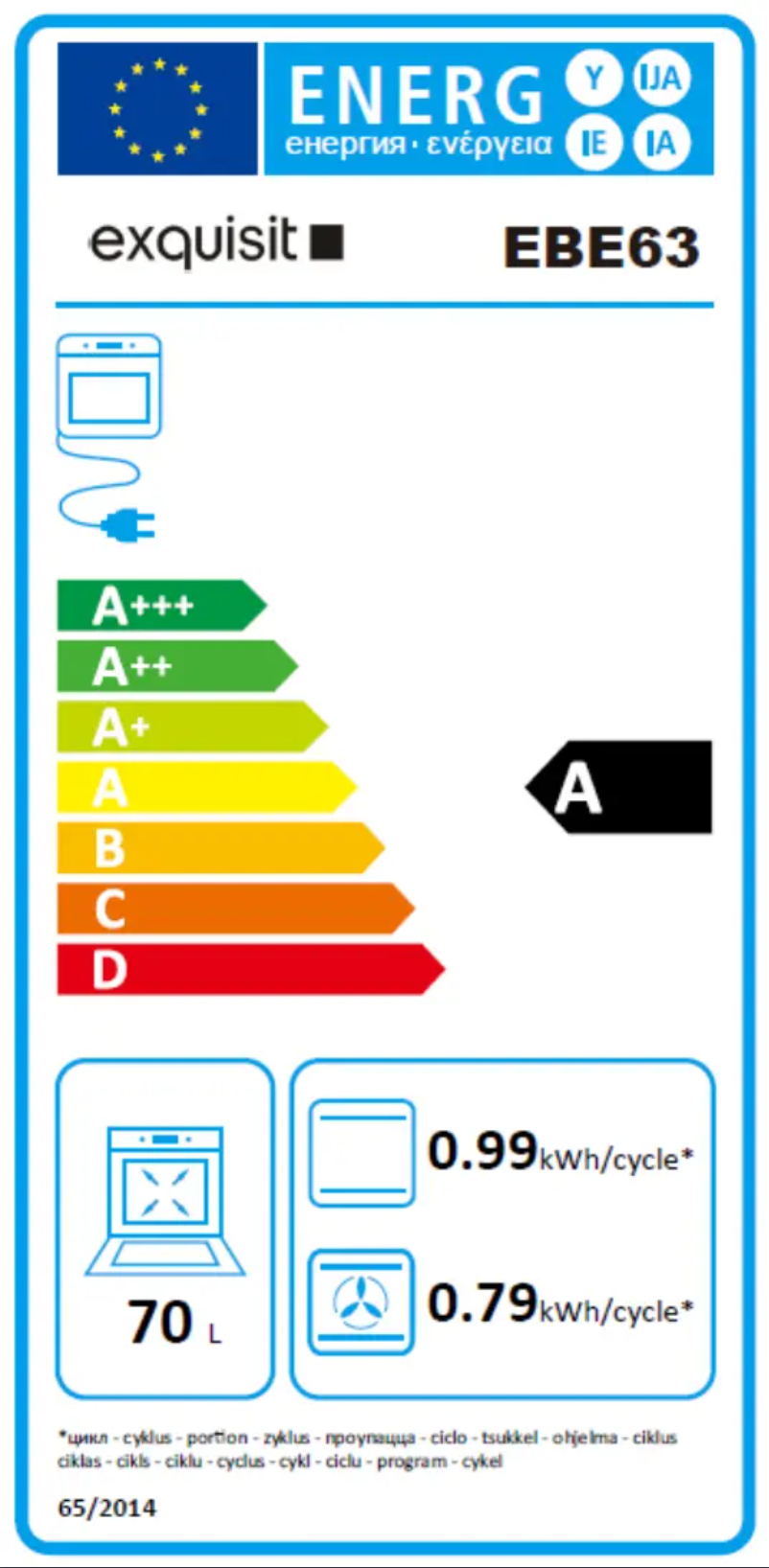 Image de la première page du manuel de l'appareil EBE63