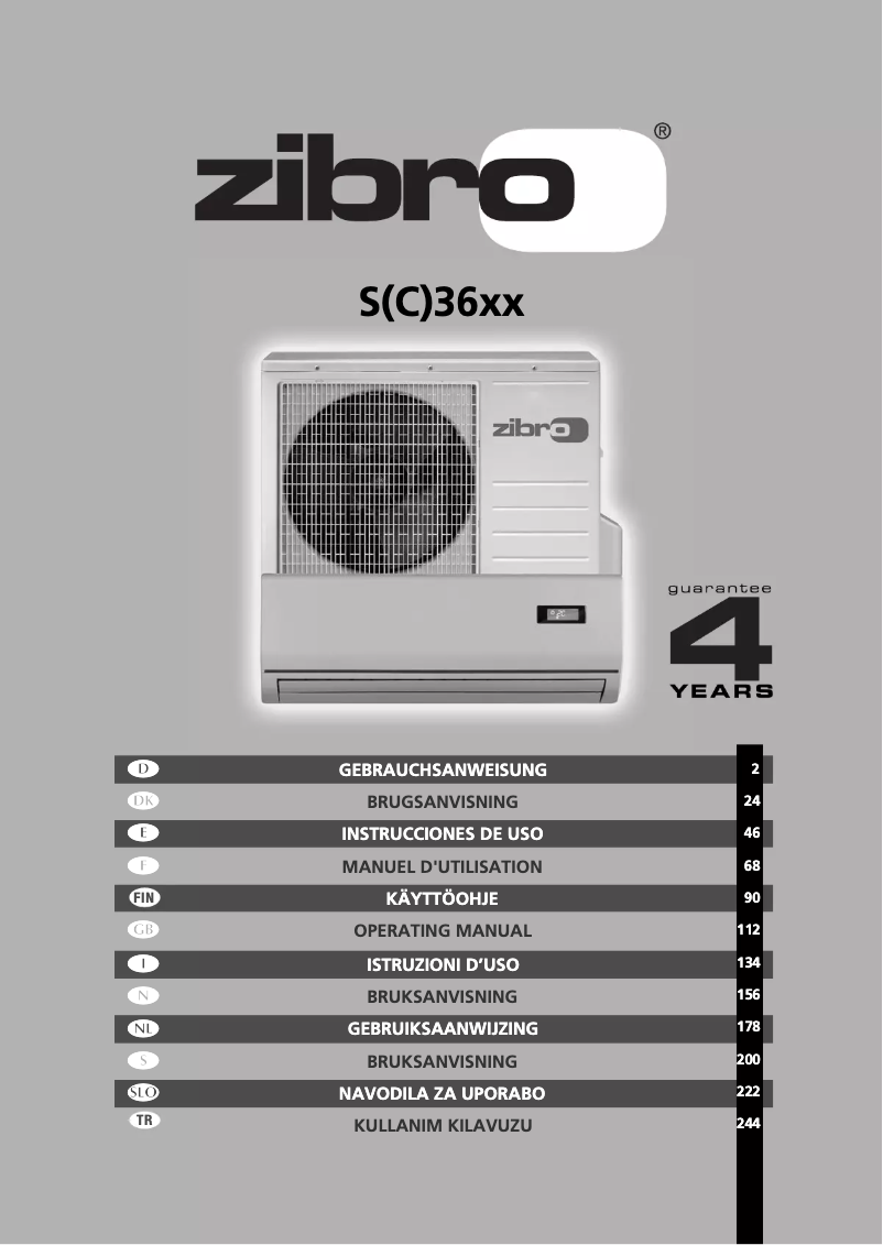 Image de la première page du manuel de l'appareil SC 3637