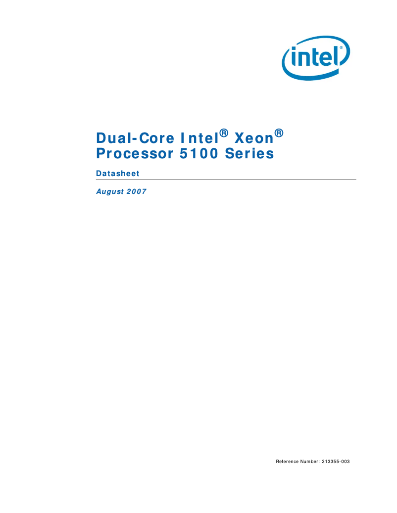 Page n°1 - Manuel utilisateur Fujitsu Intel Xeon 5110
