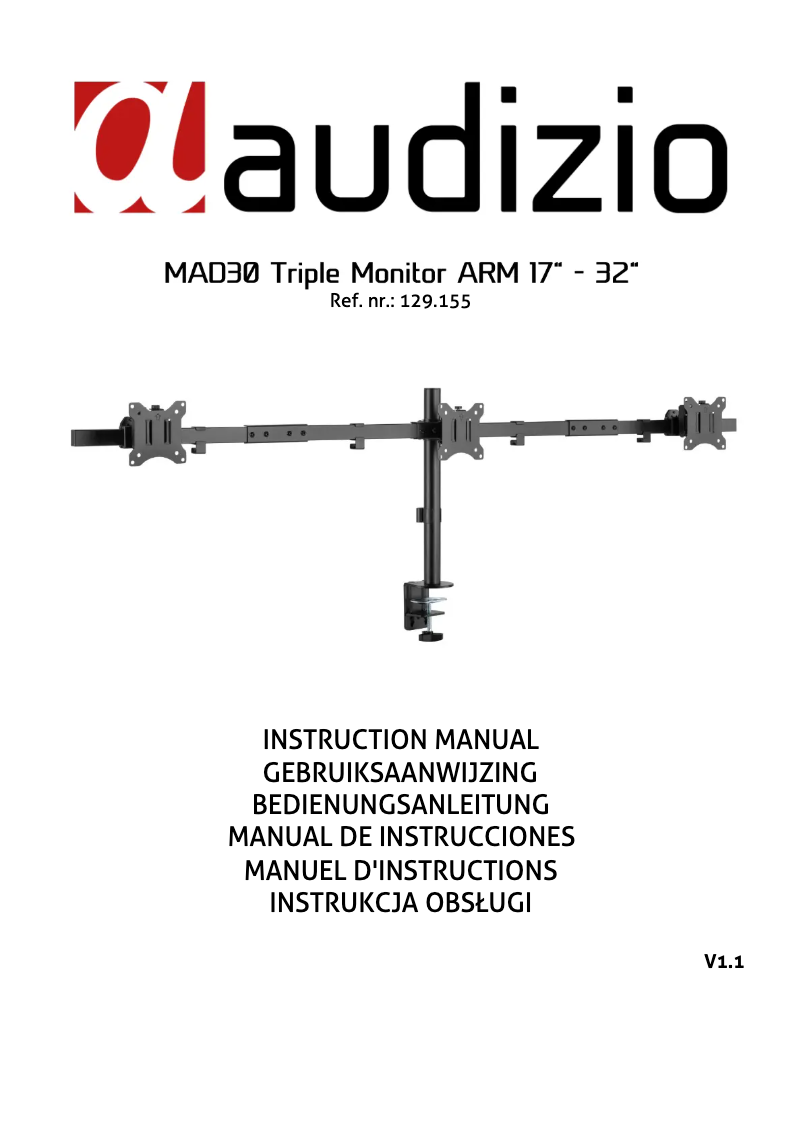 Image de la première page du manuel de l'appareil MAD30