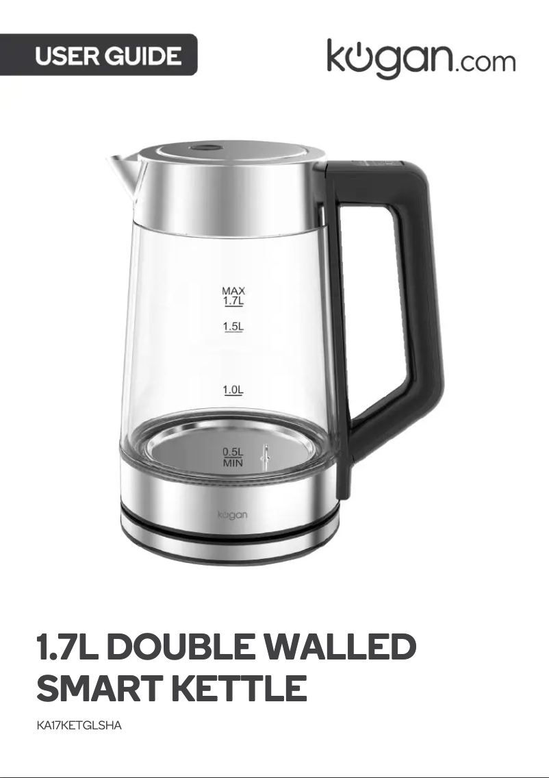 Image de la première page du manuel de l'appareil KA17KETGLSHA