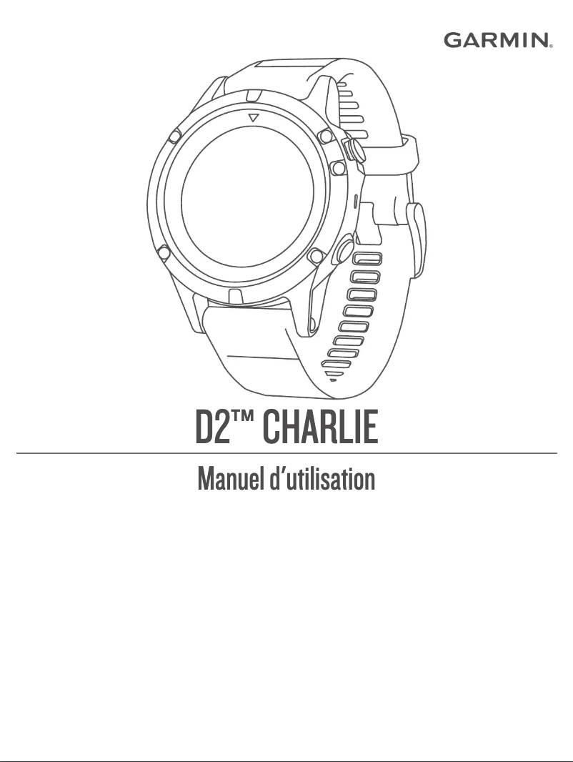 Page 1 de la notice Manuel utilisateur Garmin D2 Charlie