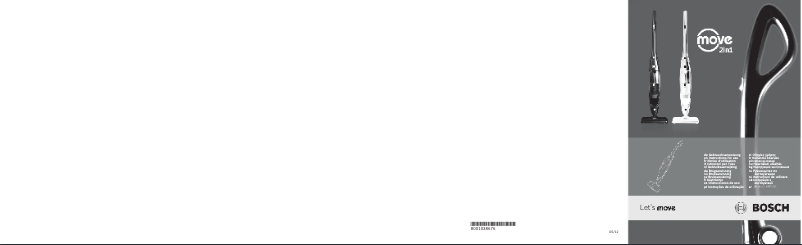 Page 1 de la notice Manuel utilisateur Bosch Move 2in1 BBHMOVE1