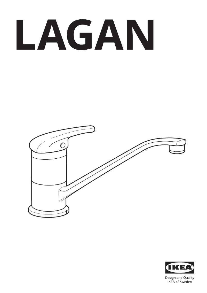 Page 1 de la notice Manuel utilisateur Ikea LAGAN 700.850.29