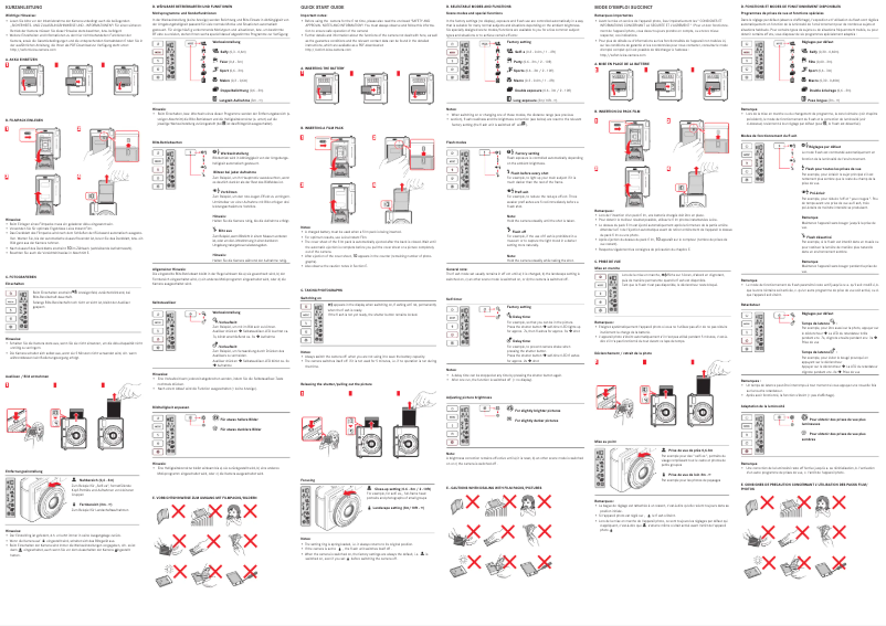 Image de la première page du manuel de l'appareil Sofort