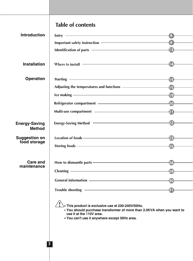 Page 1 de la notice Manuel utilisateur LG GC-B40BSAQJ