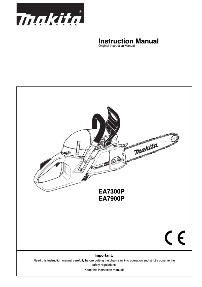 Page 1 de la notice Manuel utilisateur Makita EA7300P45E
