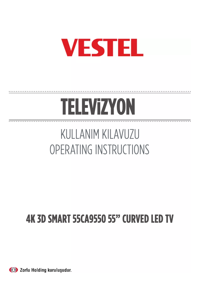 Page 1 de la notice Manuel utilisateur Vestel 20271204