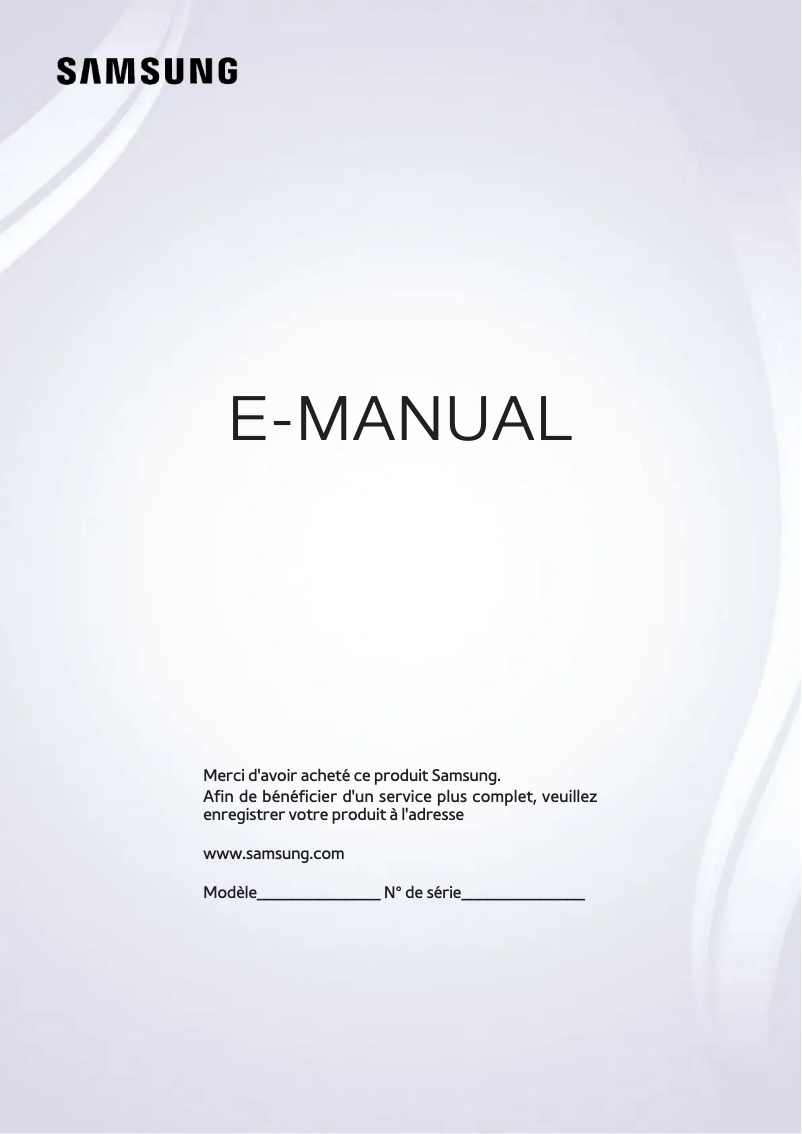 Page n°1 - Manuel utilisateur Samsung UE78JS9502T