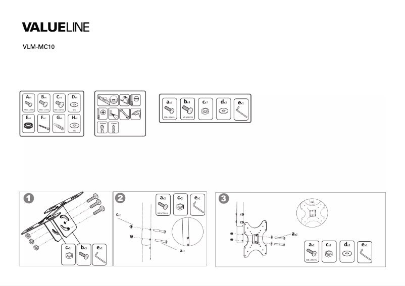 Image de la première page du manuel de l'appareil VLM-MC10