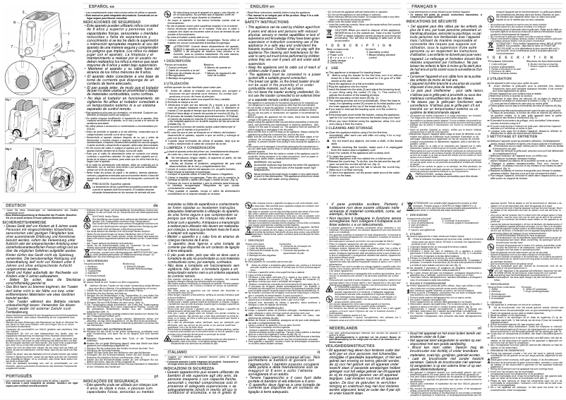 Image de la première page du manuel de l'appareil Buon Giorno TC5306