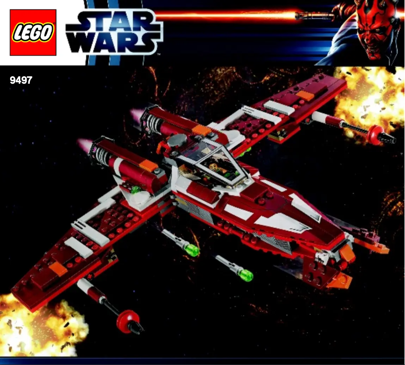 Image de la première page du manuel de l'appareil Republic Striker-class Starfighter (TM)