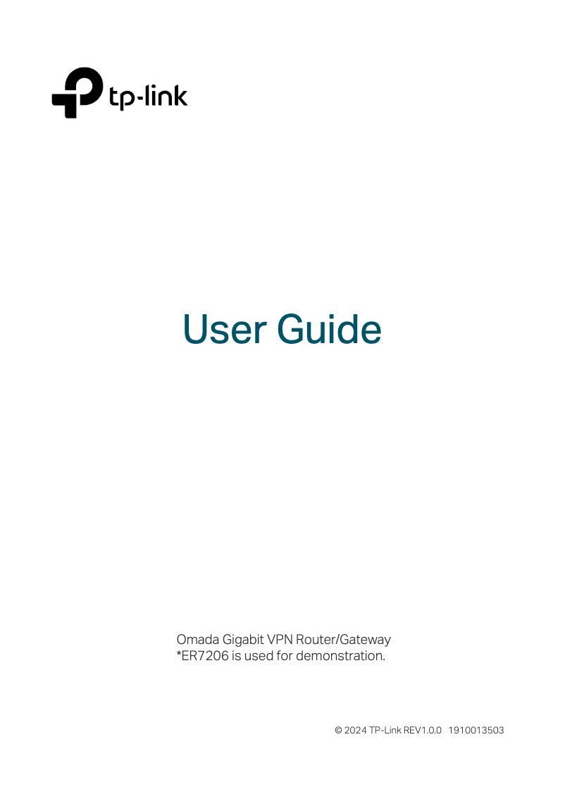 Image de la première page du manuel de l'appareil ER7406