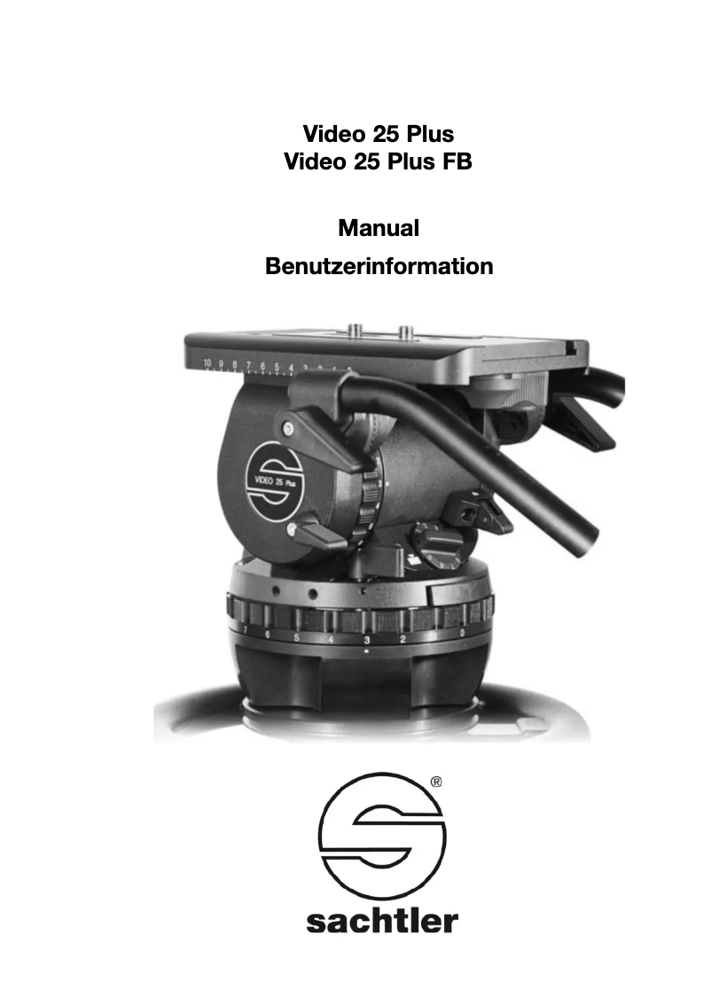 Page n°1 - Manuel utilisateur Sachtler Video 25 Plus