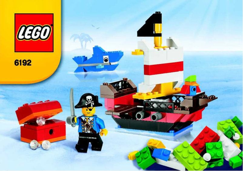 Page 1 de la notice Manuel utilisateur Lego ® Pirate Building Set