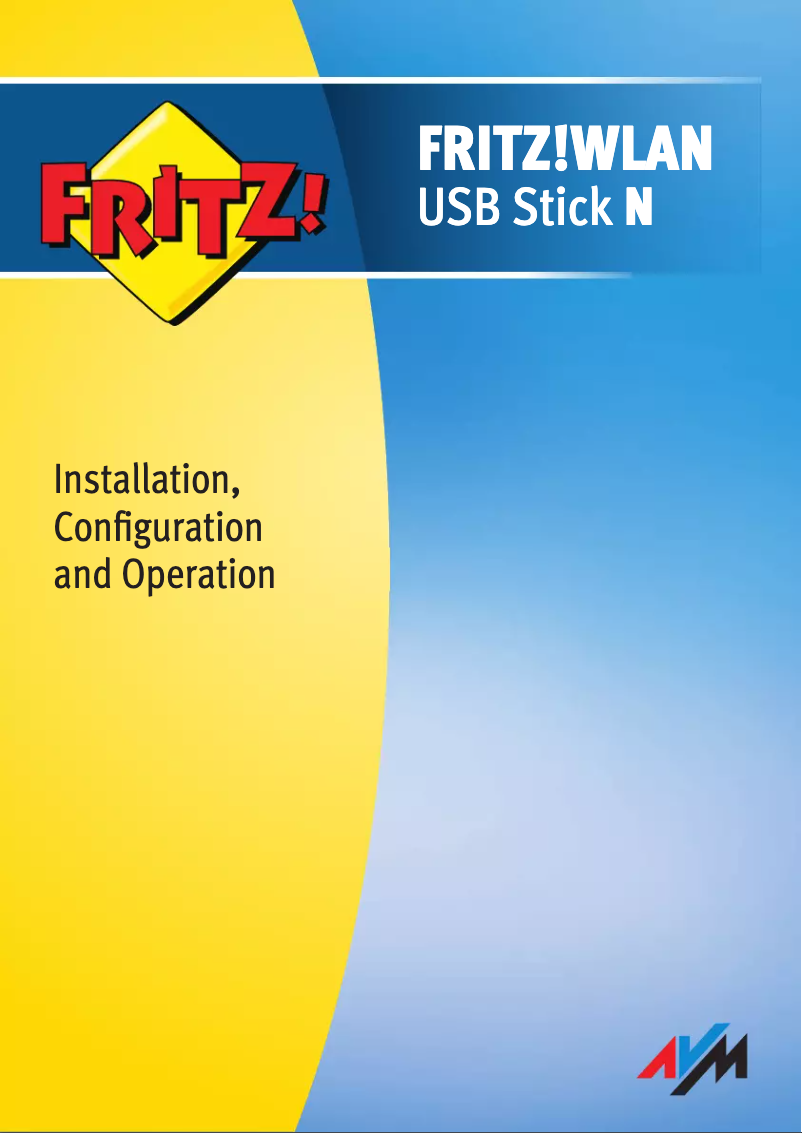 Página 1 del manual Manual de usuario AVM FRITZ!WLAN Stick N v2 International