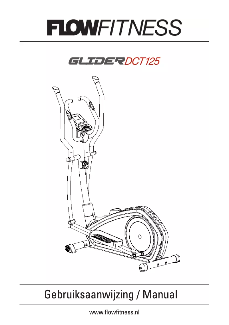 Page 1 de la notice Manuel utilisateur Flow Fitness Glider DCT125