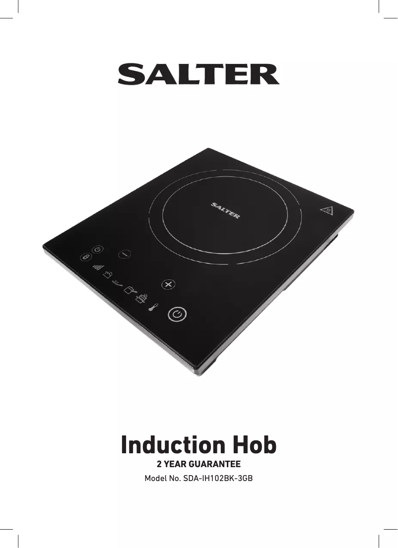 Image de la première page du manuel de l'appareil SDA-IH102BK