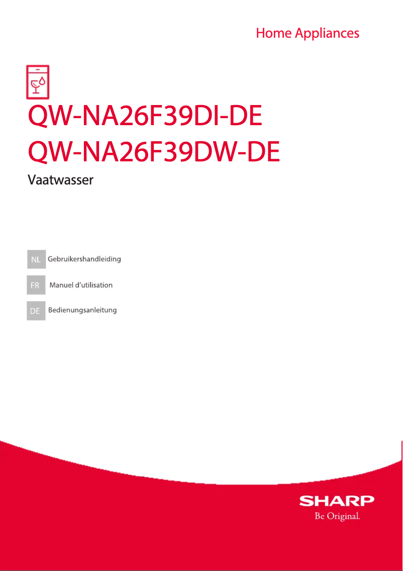 Image de la première page du manuel de l'appareil QW-NA26F39DW-DE