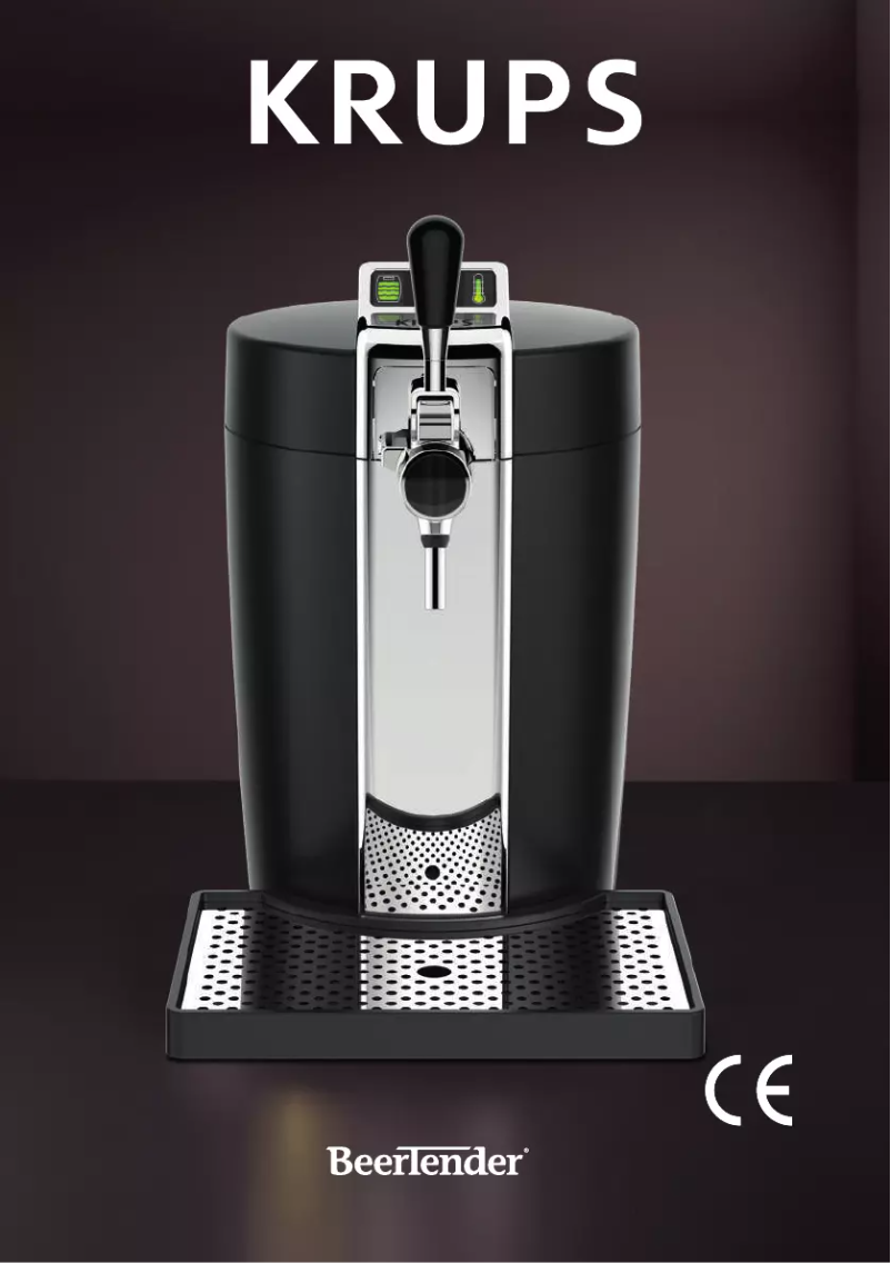 Image de la première page du manuel de l'appareil BeerTender B90