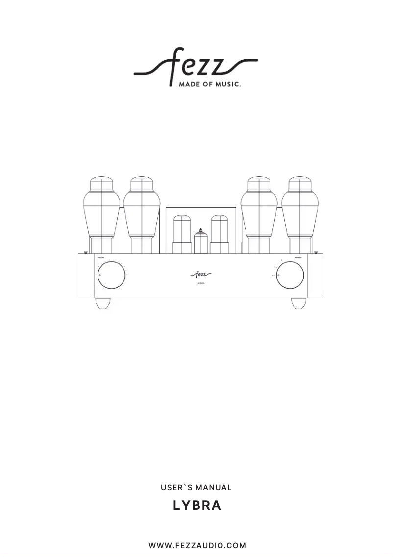 Page 1 de la notice Manuel utilisateur Fezz Lybra 300B