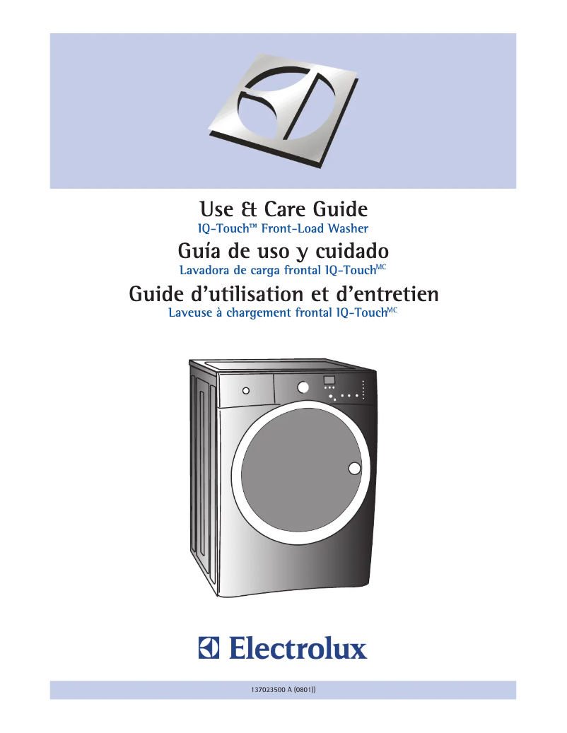 Page n°1 - Manuel utilisateur Electrolux EIFLW55HIW