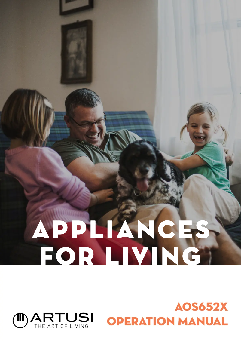 Page 1 de la notice Manuel utilisateur Artusi AOS652X