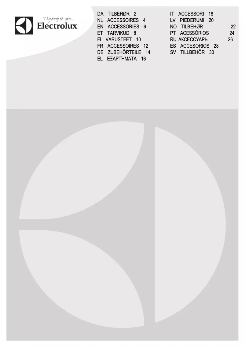 Page 1 de la notice Manuel d'utilisation et d'entretien AEG INFI-WOK