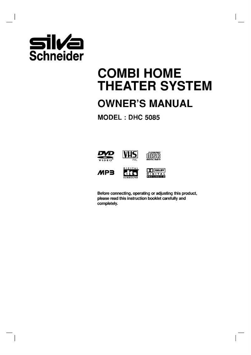 Page 1 of the manual User Manual LG DT-S585NYB