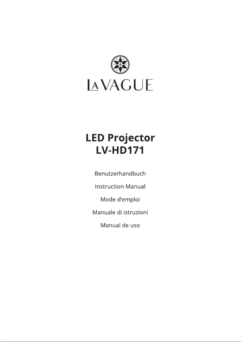 Page n°1 - Manuel utilisateur LA VAGUE LV-HD171